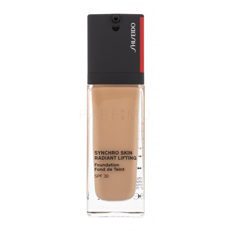 Shiseido Synchro Skin Radiant Lifting SPF30 Fond de ten pentru femei 30 ml Nuanţă 330 Bamboo