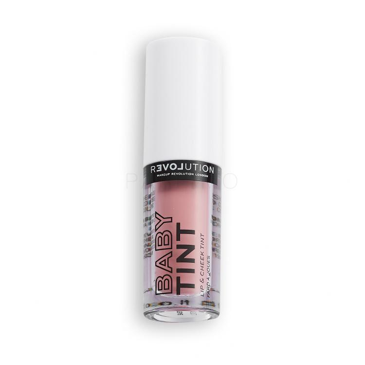 Revolution Relove Baby Tint Lip &amp; Cheek Ruj de buze pentru femei 1,4 ml Nuanţă Baby