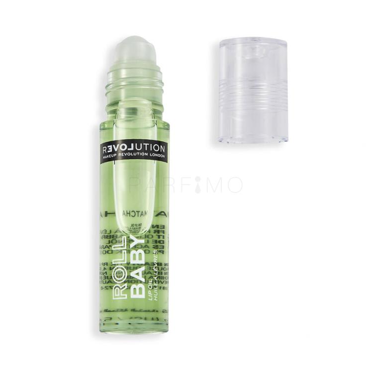 Revolution Relove Baby Roll Lip Oil Ulei de buze pentru femei 5 ml Nuanţă Matcha