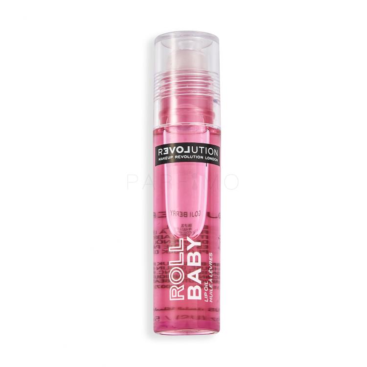 Revolution Relove Baby Roll Lip Oil Ulei de buze pentru femei 5 ml Nuanţă Goji Berry