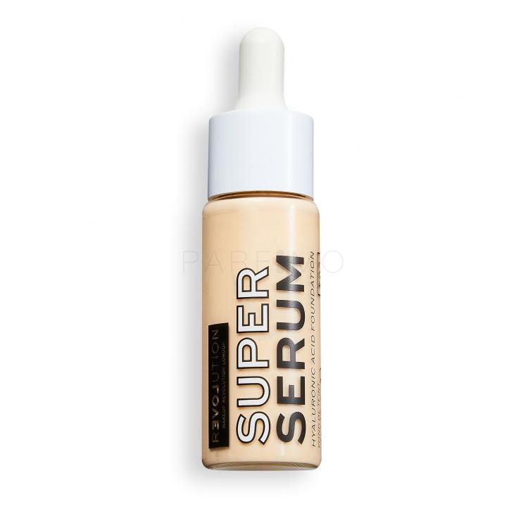 Revolution Relove Super Serum Hyaluronic Acid Foundation Fond de ten pentru femei 25 ml Nuanţă F0,2