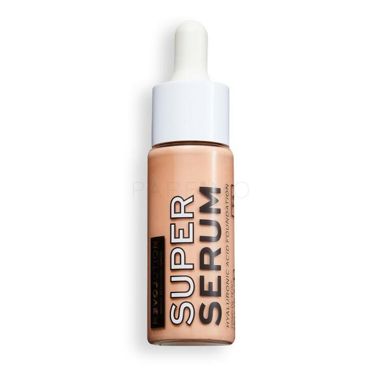 Revolution Relove Super Serum Hyaluronic Acid Foundation Fond de ten pentru femei 25 ml Nuanţă F4