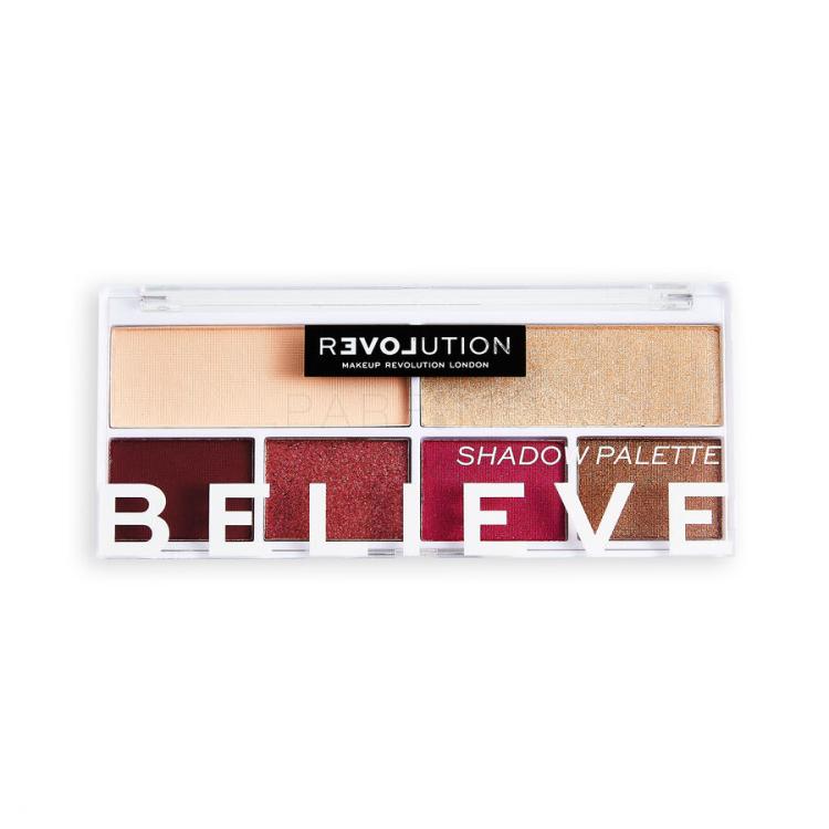 Revolution Relove Colour Play Shadow Palette Fard de pleoape pentru femei 5,2 g Nuanţă Believe