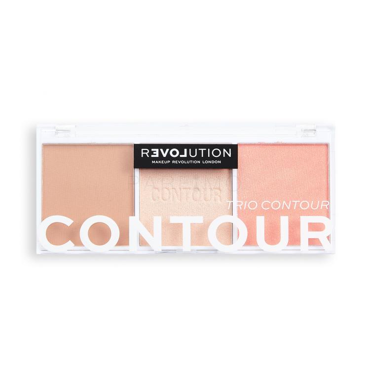 Revolution Relove Colour Play Contour Trio Konturovací paletka pentru femei 6 g Nuanţă Sugar