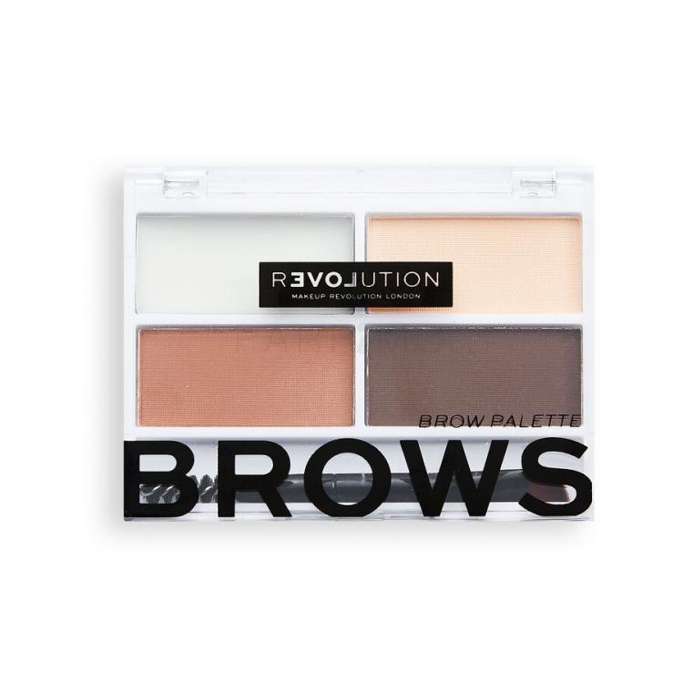 Revolution Relove Colour Cult Brows Truse de contur pentru femei 3,2 g Nuanţă Medium