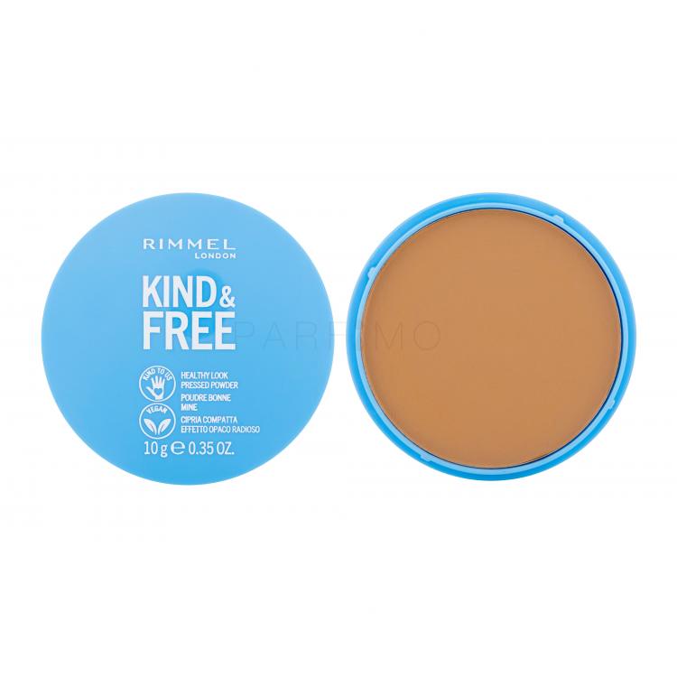 Rimmel London Kind &amp; Free Healthy Look Pressed Powder Pudră pentru femei 10 g Nuanţă 040 Tan