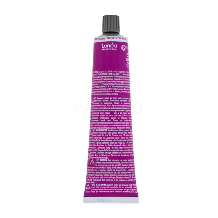 Londa Professional Permanent Colour Extra Rich Cream Vopsea de păr pentru femei 60 ml Nuanţă 3/0 Cutie cu defect