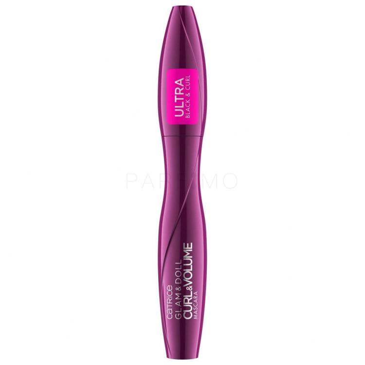 Catrice Glam &amp; Doll Curl &amp; Volume Mascara pentru femei 10 ml Nuanţă 010 Black