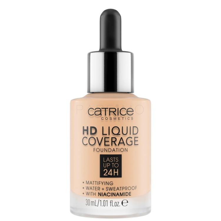 Catrice HD Liquid Coverage 24H Fond de ten pentru femei 30 ml Nuanţă 005 Ivory Beige