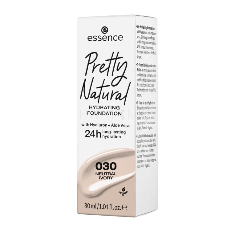 Essence Pretty Natural 24h Fond de ten pentru femei 30 ml Nuanţă 030 Neutral Ivory