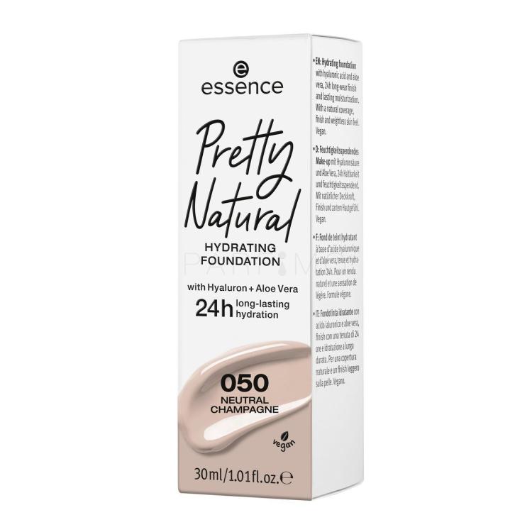 Essence Pretty Natural 24h Fond de ten pentru femei 30 ml Nuanţă 050 Neutral Champagne