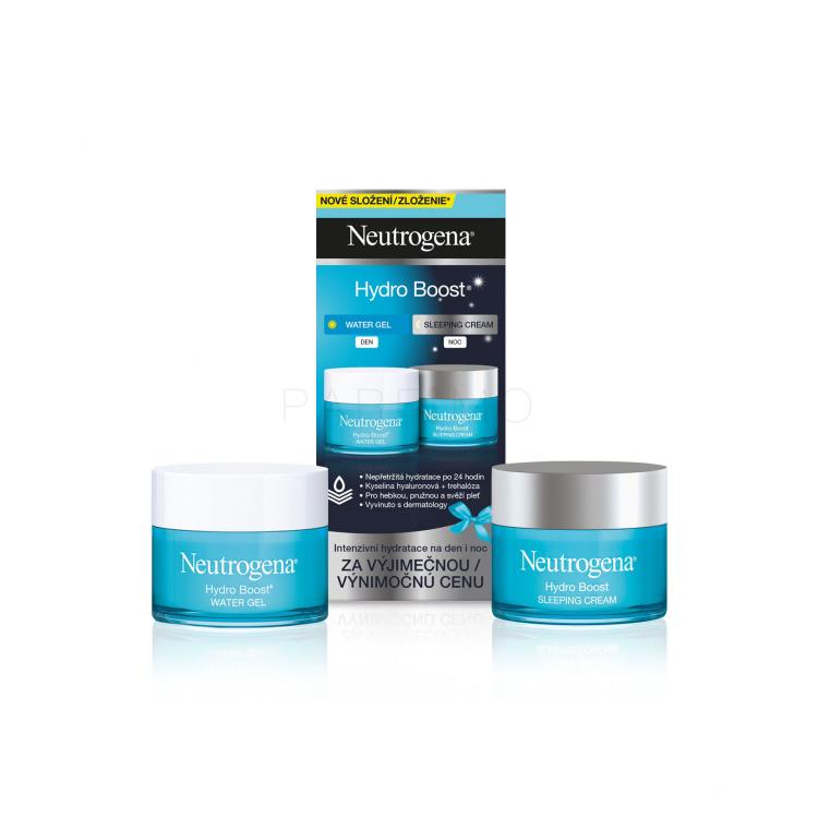 Neutrogena Hydro Boost Set cadou Gel hidratant de zi Hydro Boost Water Gel 50 ml + cremă de noapte Hydro Boost Sleeping Cream 50 ml