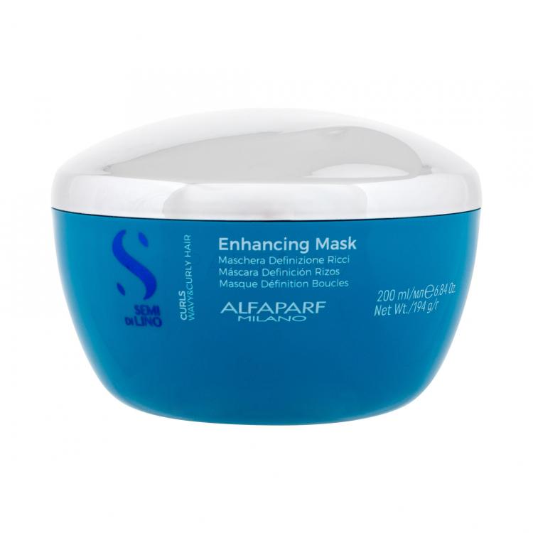 ALFAPARF MILANO Semi Di Lino Curls Enhancing Mask Mască de păr pentru femei 200 ml