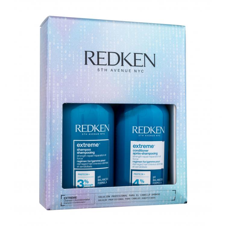 Redken Extreme Set cadou Șampon Extreme 300 ml + balsam Extreme 300 ml