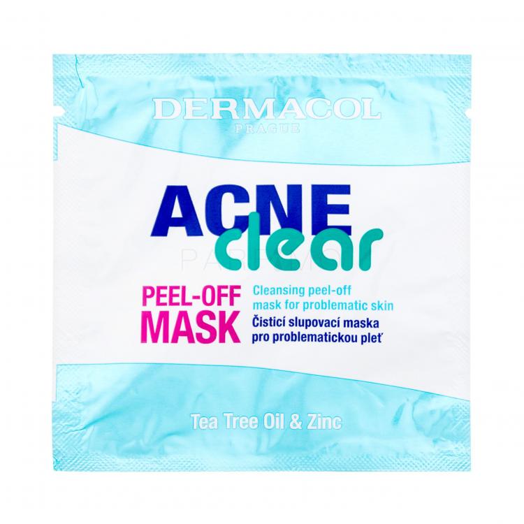 Dermacol AcneClear Peel-Off Mask Mască de față pentru femei 8 ml