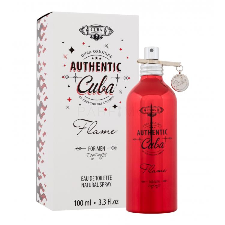 Cuba Authentic Flame Apă de toaletă pentru bărbați 100 ml