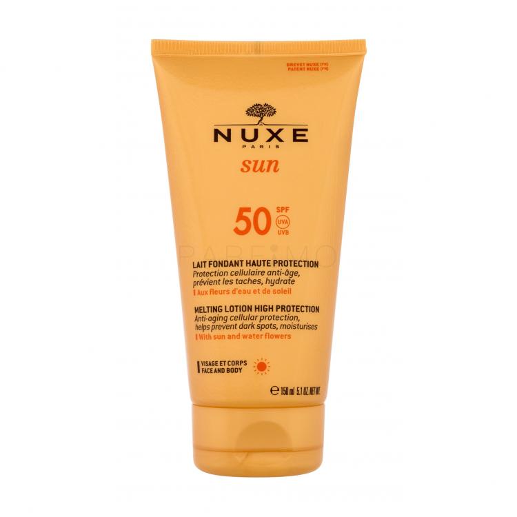 NUXE Sun High Protection Melting Lotion SPF50 Pentru corp pentru femei 150 ml