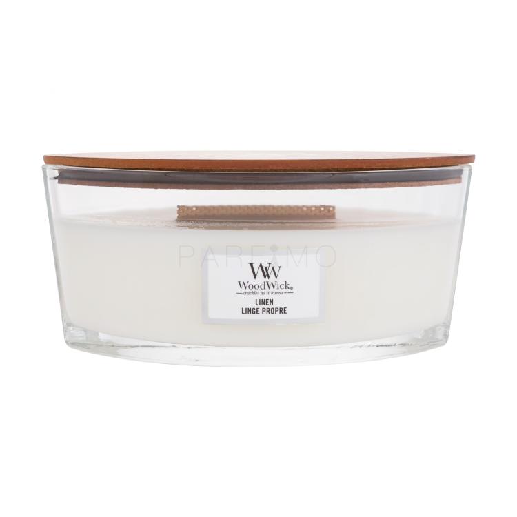 WoodWick Linen Lumânări parfumate 453,6 g