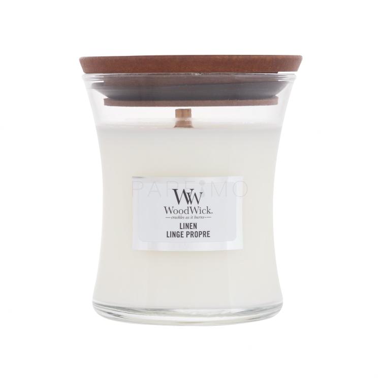 WoodWick Linen Lumânări parfumate 85 g