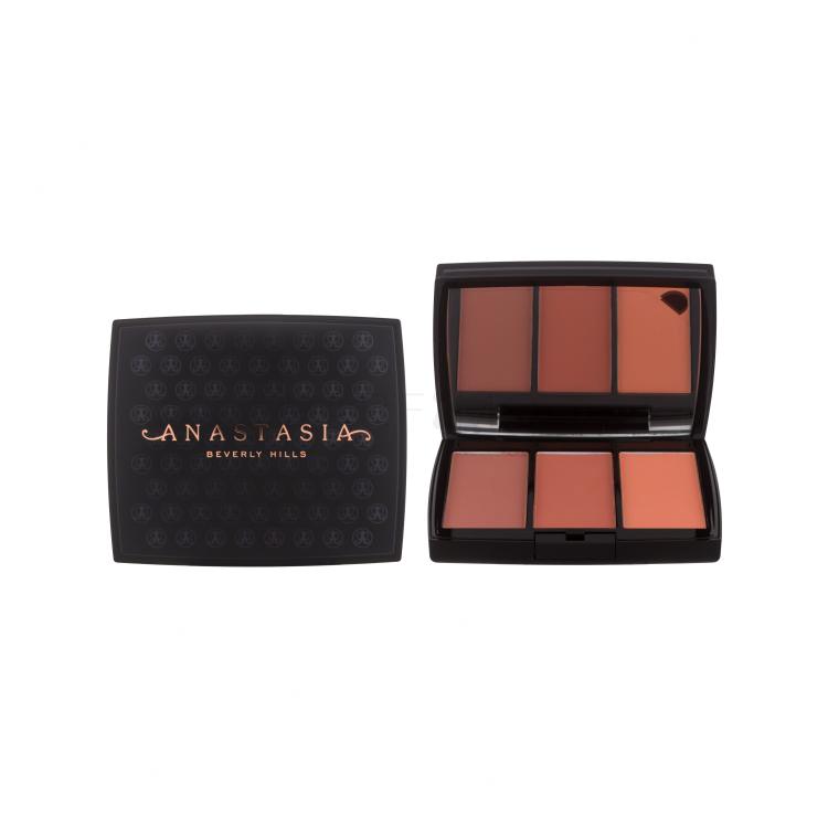 Anastasia Beverly Hills Blush Trio Fard de obraz pentru femei 3 g Nuanţă Peachy Love