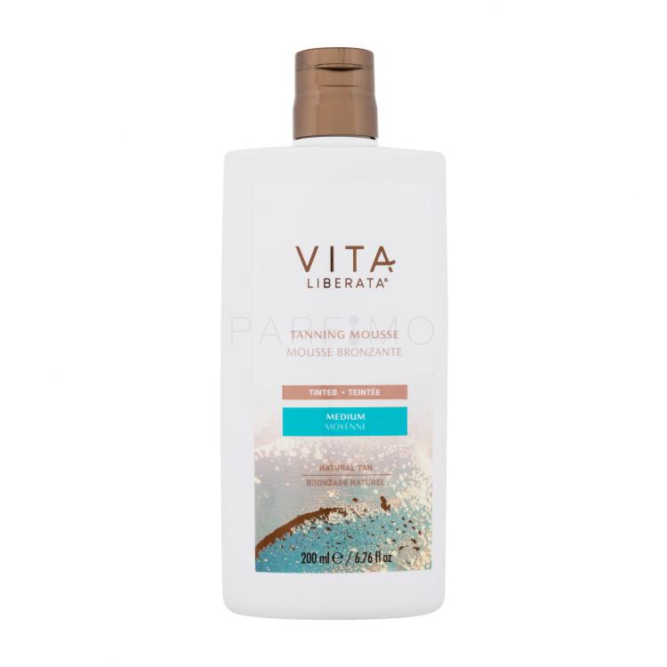 Vita Liberata Tanning Mousse Tinted Autobronzant pentru femei 200 ml Nuanţă Medium Cutie cu defect