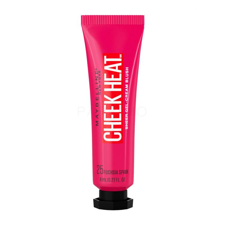 Maybelline Cheek Heat Fard de obraz pentru femei 8 ml Nuanţă 25 Fuchsia Spark