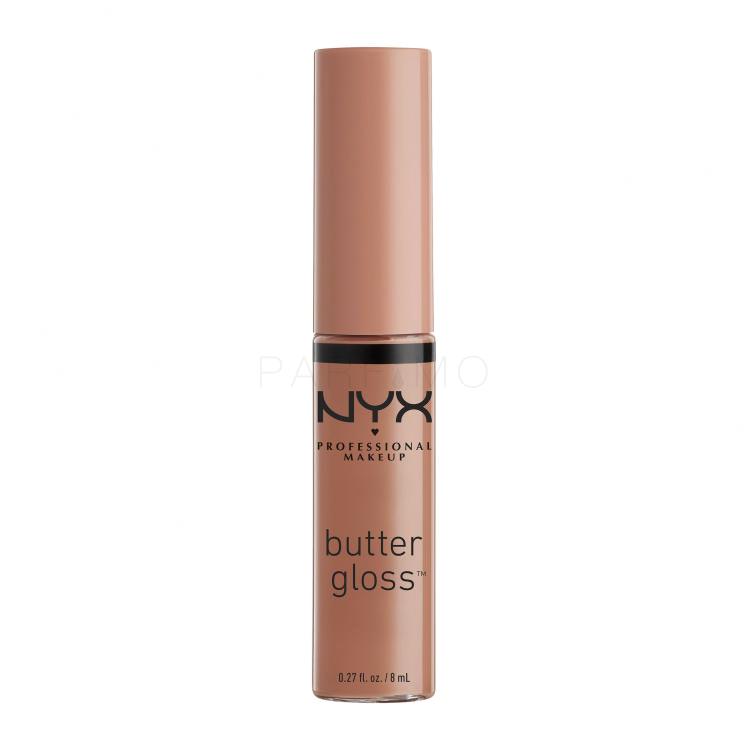 NYX Professional Makeup Butter Gloss Luciu de buze pentru femei 8 ml Nuanţă 14 Madeleine