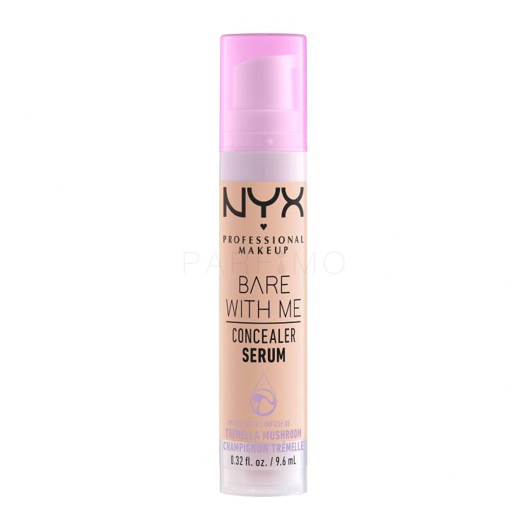 NYX Professional Makeup Bare With Me Serum Concealer Anticearcăn pentru femei 9,6 ml Nuanţă 02 Light