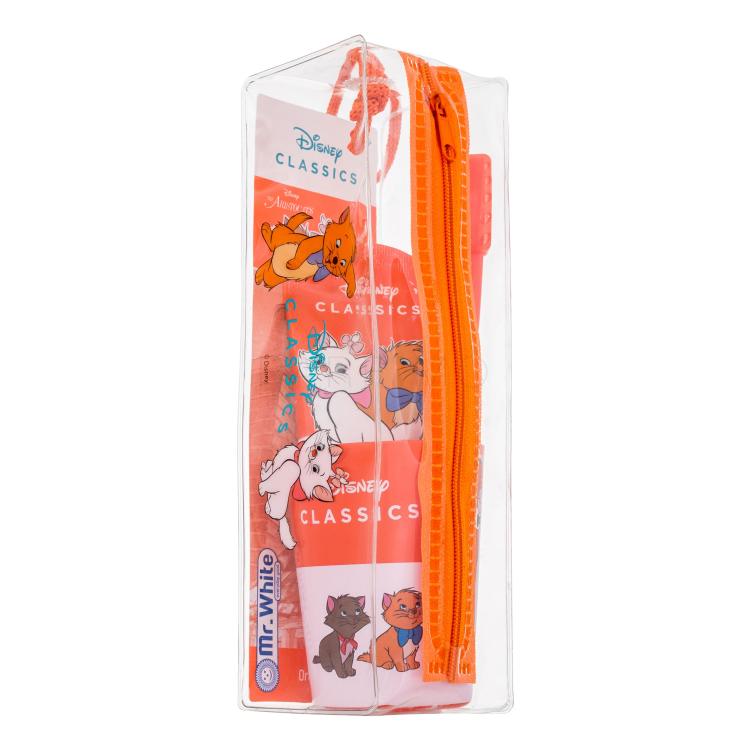 Disney The Aristocats Set cadou Pastă de dinți The Aristocats 75 ml + periuță de dinți The Aristocats 1 buc + pahar The Aristocats 1 buc + geantă cosmetică