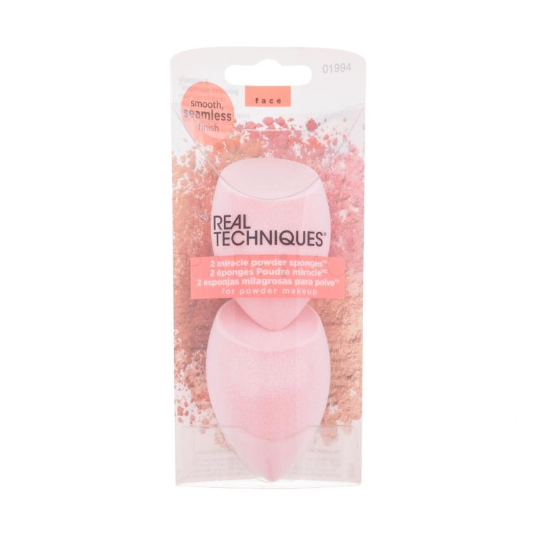 Real Techniques Miracle Powder Sponge Aplicatoare pentru femei 2 buc