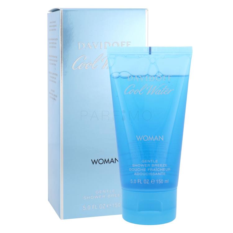 Davidoff Cool Water Woman Gel de duș pentru femei 150 ml Cutie cu defect