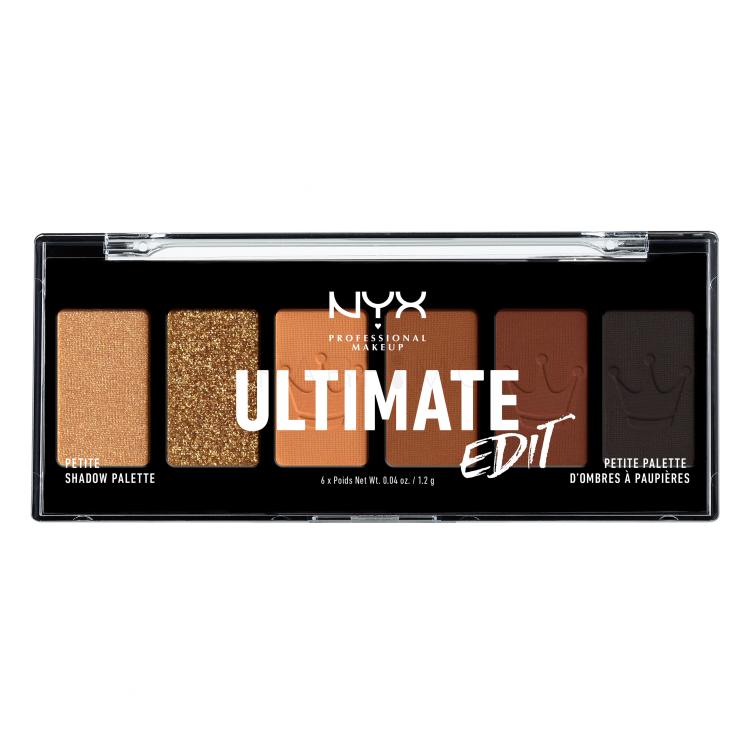 NYX Professional Makeup Ultimate Edit Fard de pleoape pentru femei 7,2 g Nuanţă 07 Queen