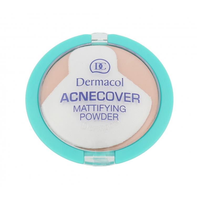 Dermacol Acnecover Mattifying Powder Pudră pentru femei 11 g Nuanţă Shell