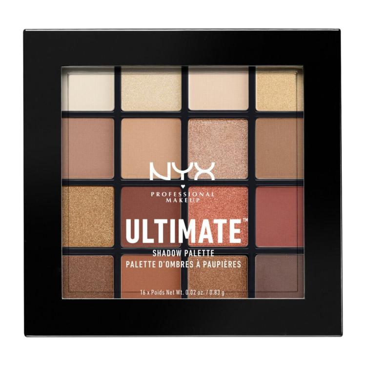 NYX Professional Makeup Ultimate Fard de pleoape pentru femei 13,28 g Nuanţă 03 Warm Neutrals