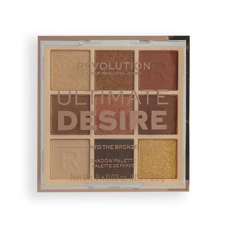 Makeup Revolution London Ultimate Desire Fard de pleoape pentru femei 8,1 g Nuanţă Into The Bronze