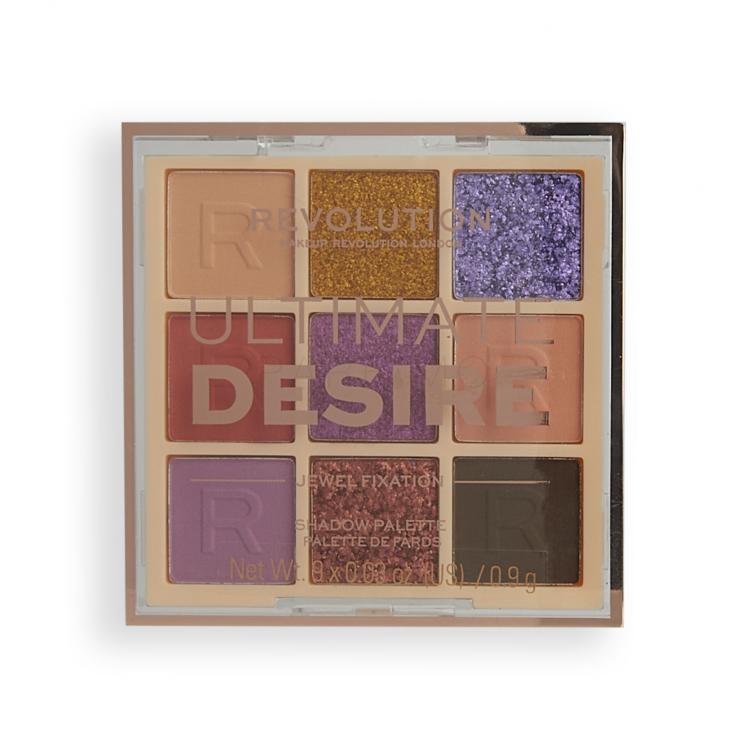 Makeup Revolution London Ultimate Desire Fard de pleoape pentru femei 8,1 g Nuanţă Jewel Fixation