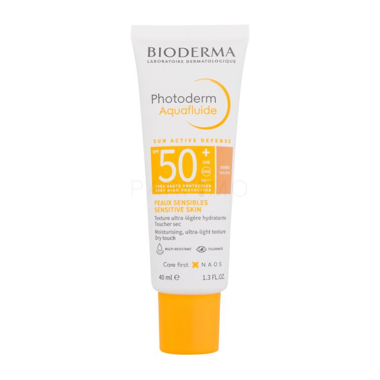 BIODERMA Photoderm Aquafluid Tinted SPF50+ Pentru ten 40 ml Nuanţă Golden