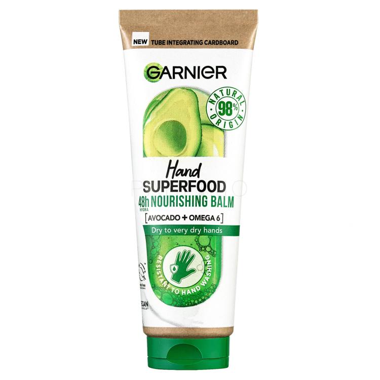 Garnier Hand Superfood 48h Nourishing Balm Cremă de mâini pentru femei 75 ml