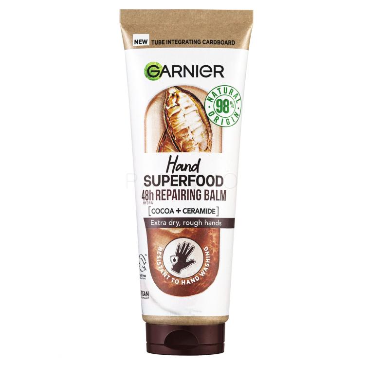 Garnier Hand Superfood 48h Repairing Balm Cremă de mâini pentru femei 75 ml