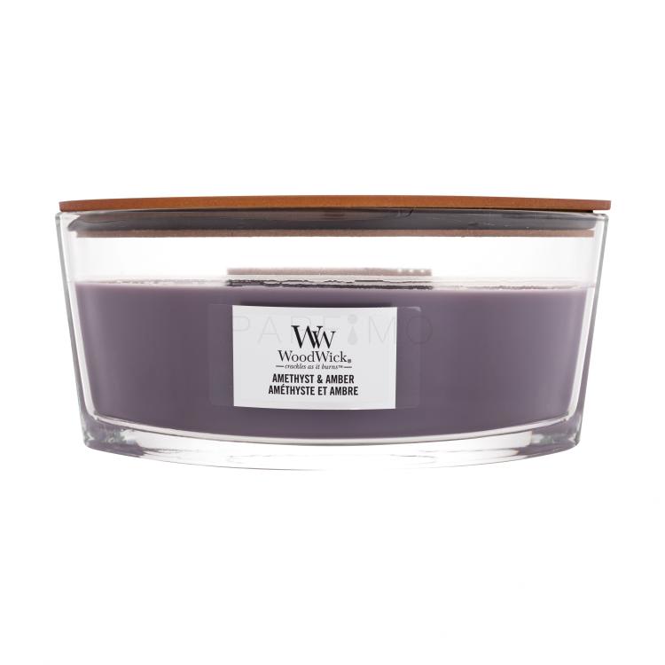 WoodWick Amethyst &amp; Amber Lumânări parfumate 453,6 g