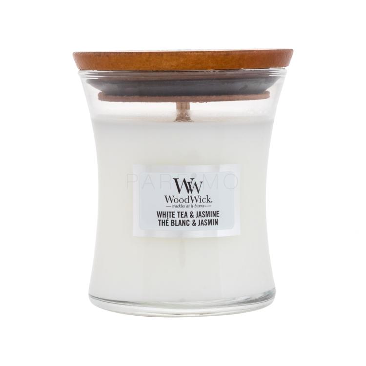 WoodWick White Tea &amp; Jasmine Lumânări parfumate 85 g