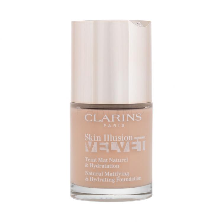 Clarins Skin Illusion Velvet Fond de ten pentru femei 30 ml Nuanţă 107C