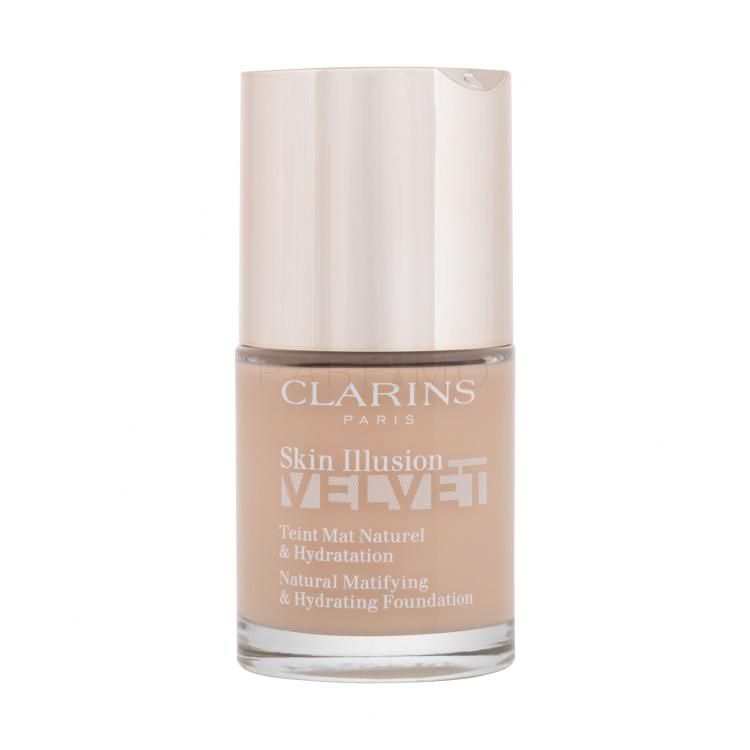 Clarins Skin Illusion Velvet Fond de ten pentru femei 30 ml Nuanţă 108.3N