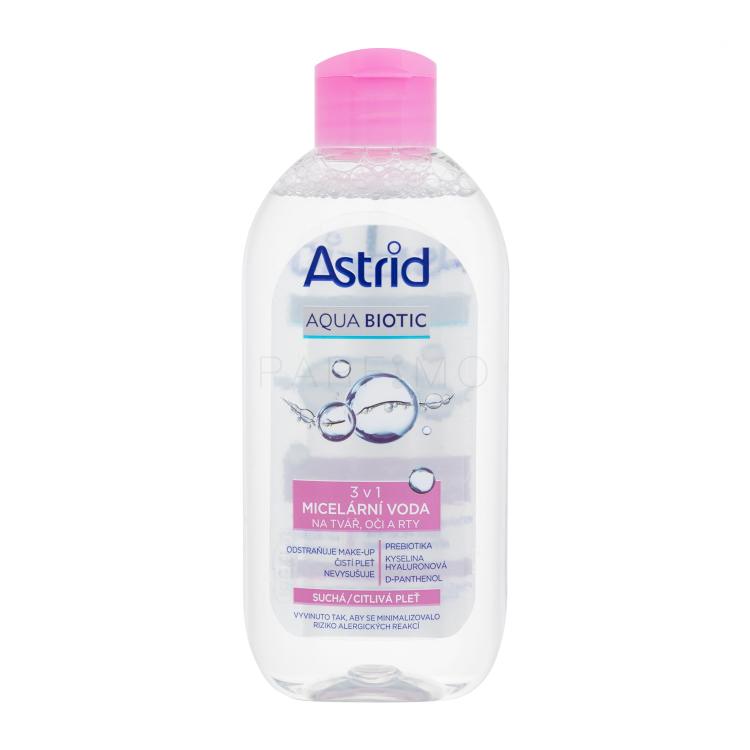 Astrid Aqua Biotic 3in1 Micellar Water Apă micelară pentru femei 200 ml