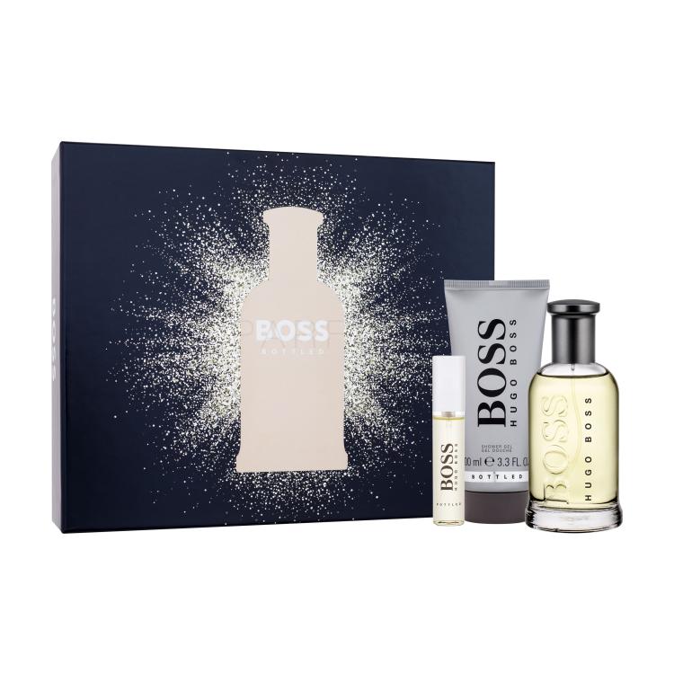 HUGO BOSS Boss Bottled Set cadou Apă de toaletă 100 ml + gel de duș 100 ml + apă de toaletă 10 ml