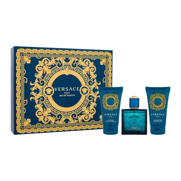 Versace Eros Set cadou Apă de toaletă 50 ml + gel de duș 50 ml + balsam după ras 50 ml