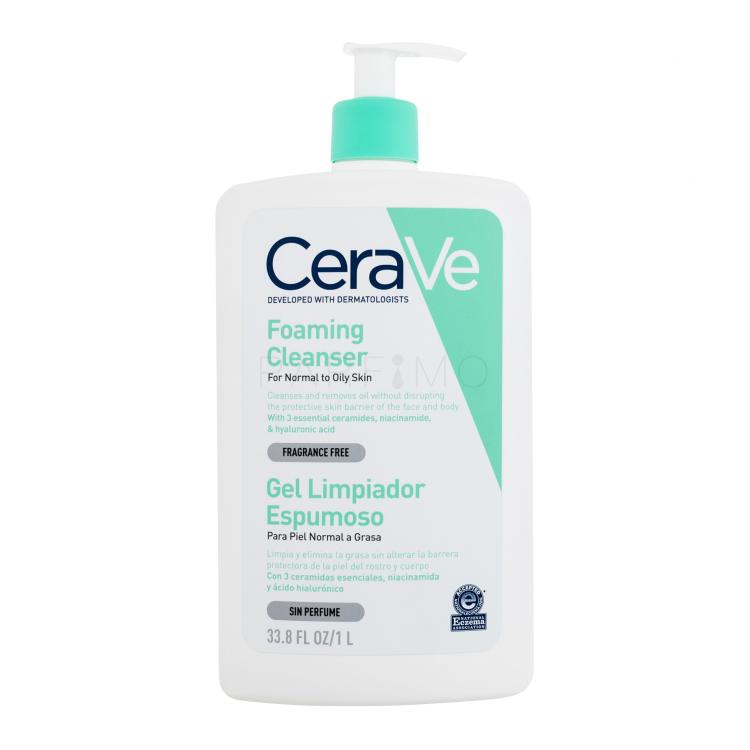 CeraVe Facial Cleansers Foaming Cleanser Gel demachiant pentru femei 1000 ml