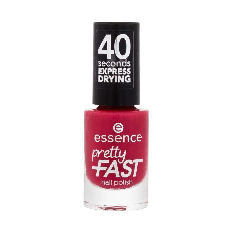 Essence Pretty Fast Lac de unghii pentru femei 5 ml Nuanţă 04 Cherry On The Run