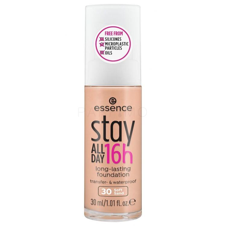 Essence Stay All Day 16h Fond de ten pentru femei 30 ml Nuanţă 30 Soft Sand