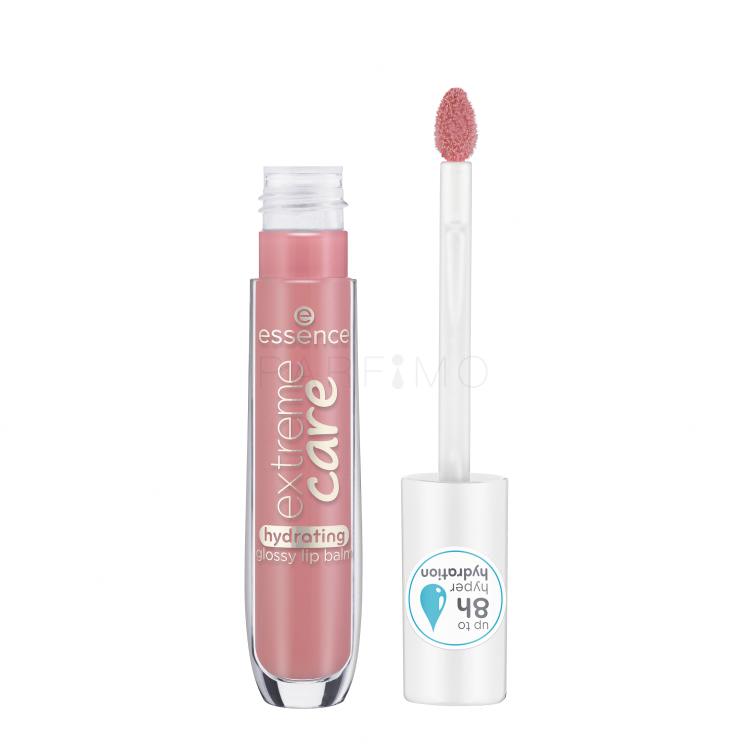 Essence Extreme Care Hydrating Glossy Lip Balm Balsam de buze pentru femei 5 ml Nuanţă 02 Soft Peach